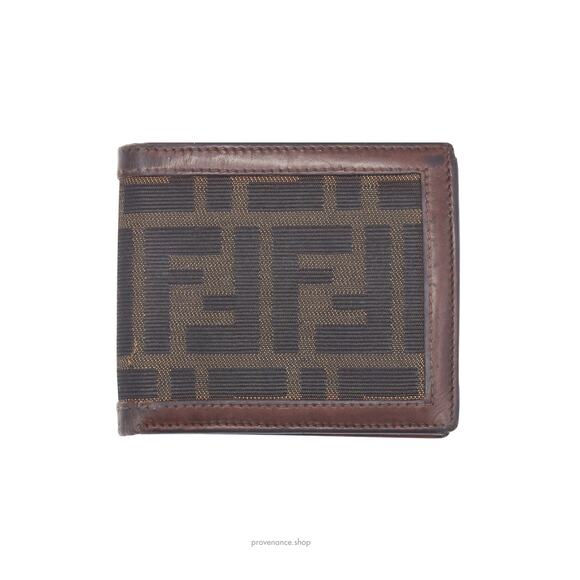 🔴 Fendi ID Bifold Wallet - FF Zucca - Picture 1 of 8